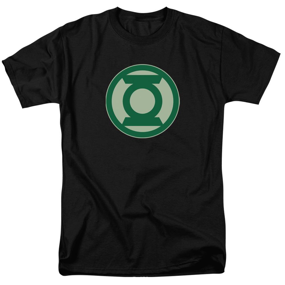 Green Lantern Green Symbol Mens T Shirt Black