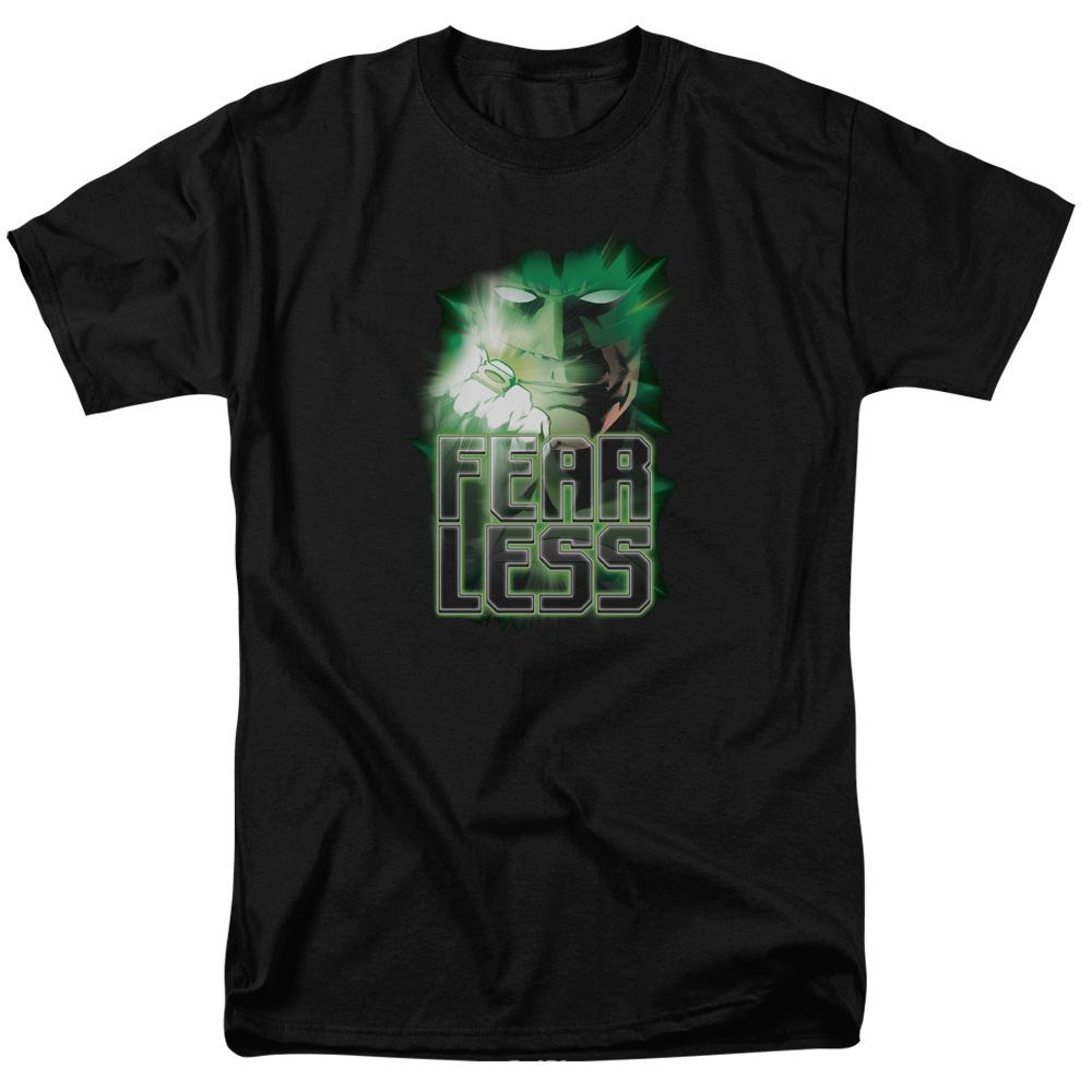 Green Lantern Fearless Mens T Shirt Black