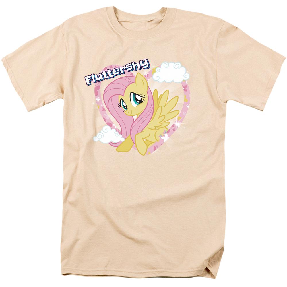 My Little Pony Tv Fluttershy Mens T Shirt Cream