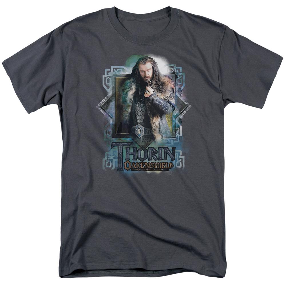 The Hobbit Thorin Oakenshield Mens T Shirt Charcoal