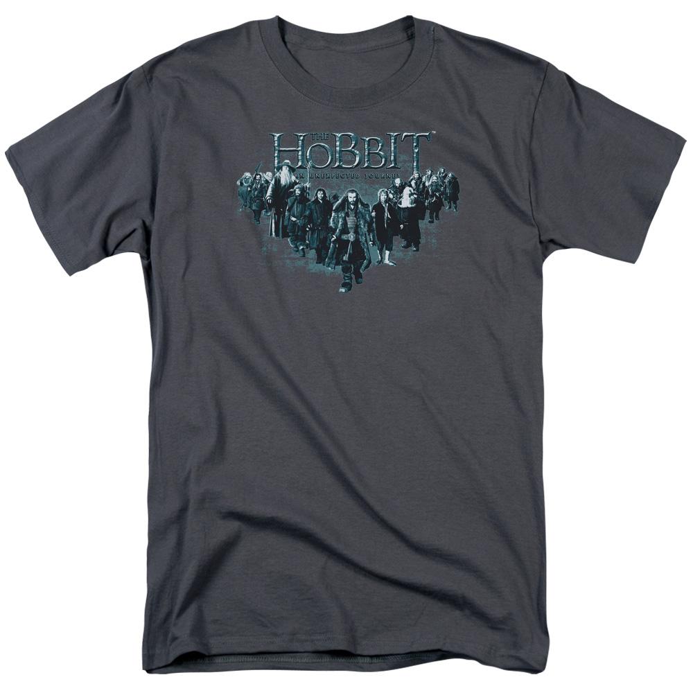 The Hobbit Thorin and Company Mens T Shirt Charcoal