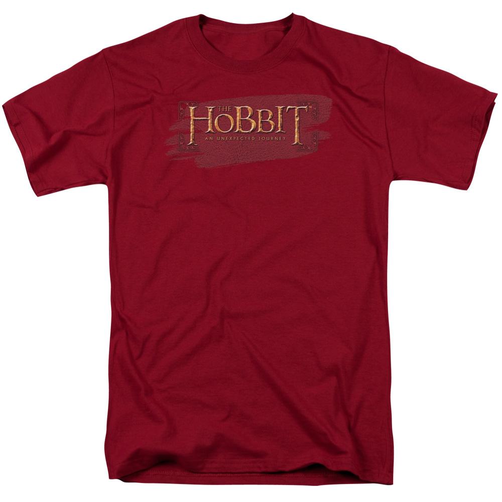 The Hobbit Red Leather Mens T Shirt Cardinal