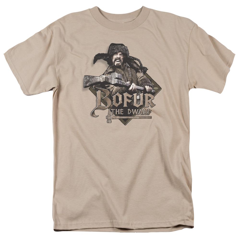 The Hobbit Bofur Mens T Shirt Sand