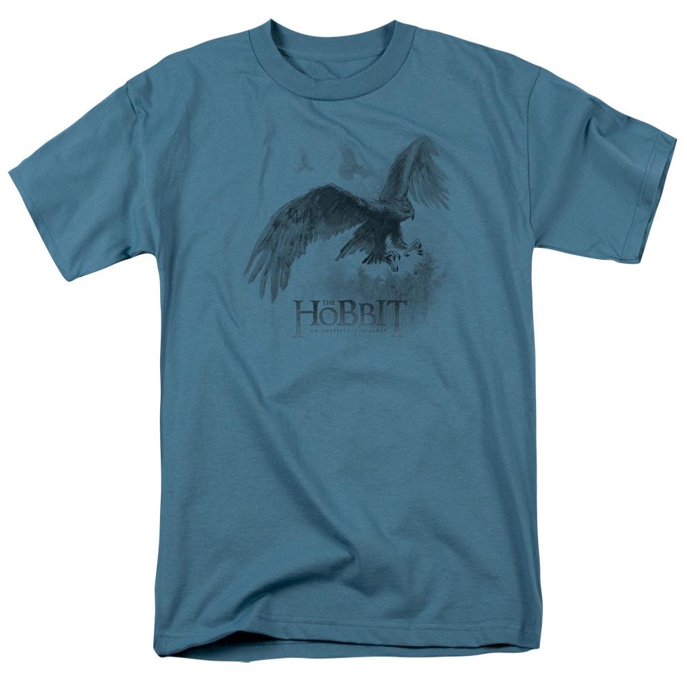 The Hobbit Great Eagle Sketch Mens T Shirt Slate