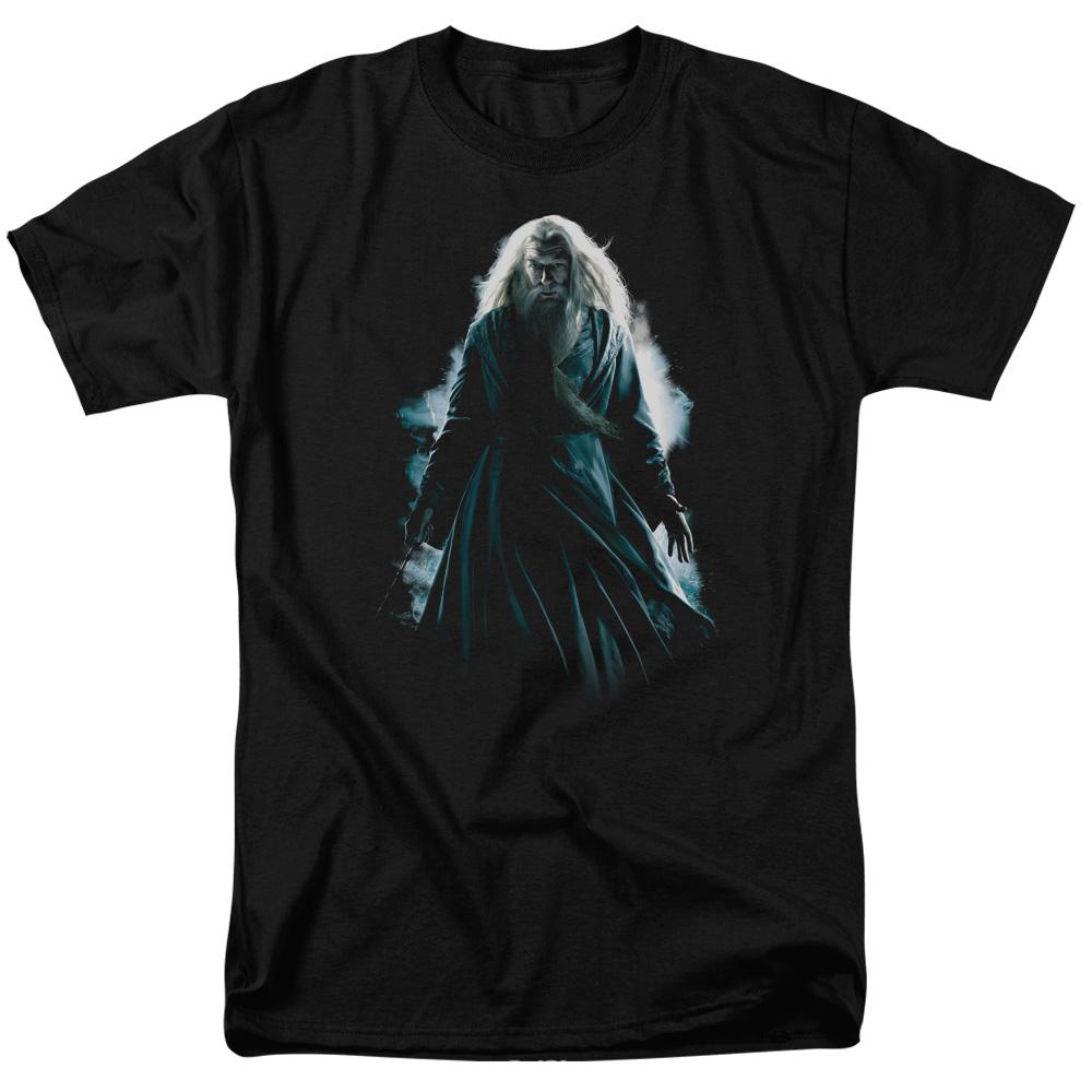 Harry Potter Dumbledore Burst Mens T Shirt Black