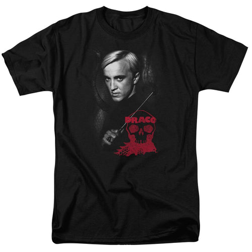 Harry Potter Draco Portrait Mens T Shirt Black