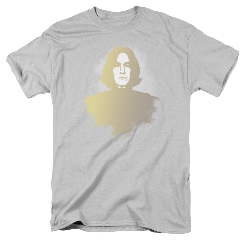 Harry Potter Snape Fade Mens T Shirt Silver