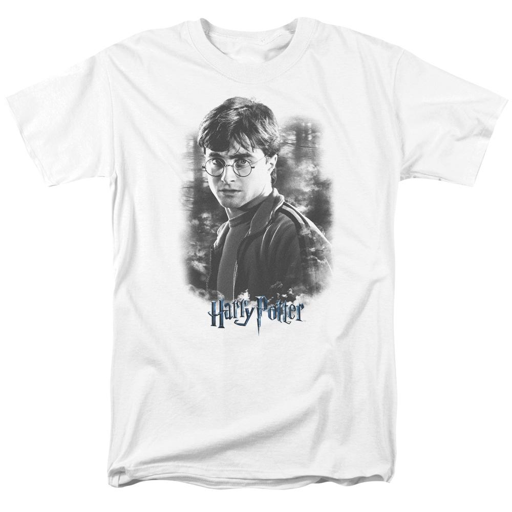 Harry Potter Harry in the Woods Mens T Shirt White