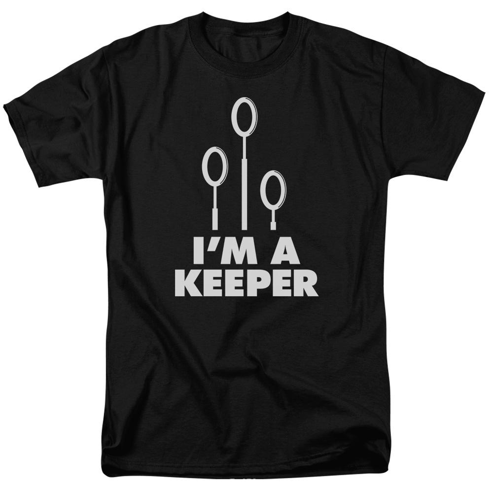 Harry Potter Keeper Mens T Shirt Black