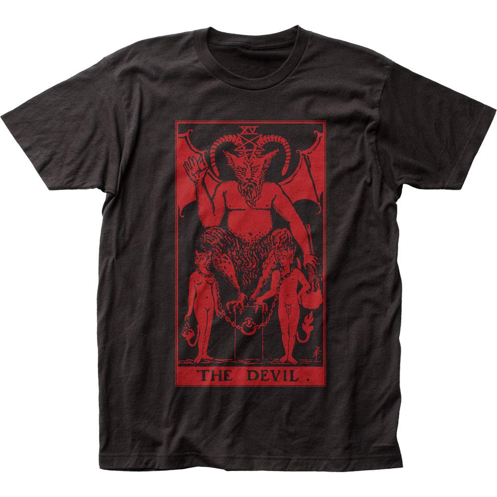 Tarot The Devil Mens T Shirt Black