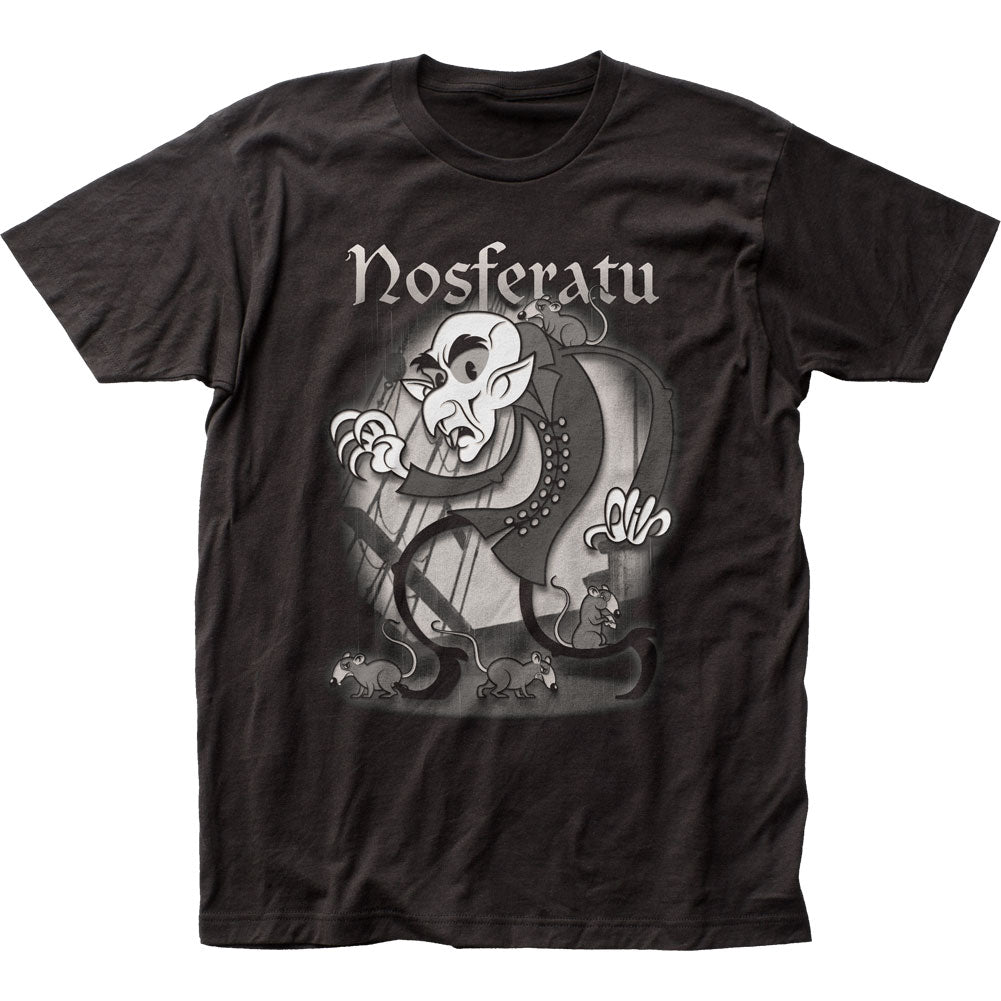 Nosferatu Rubberhose Mens T Shirt Black