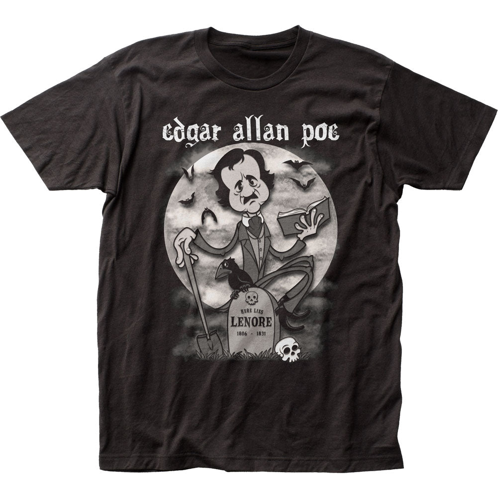 Edgar Allan Poe Rubberhose Mens T Shirt Black