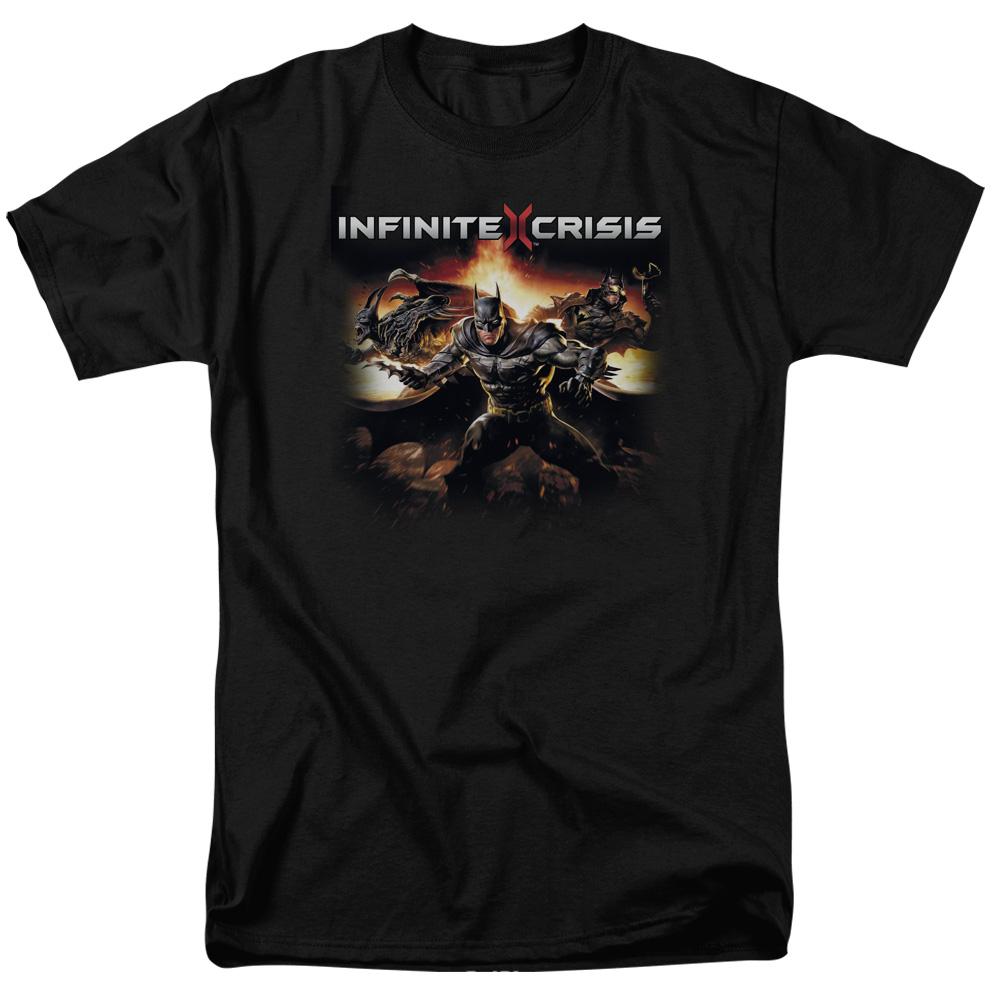 Infinite Crisis Batmen Mens T Shirt Black
