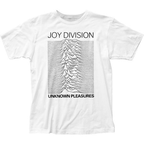 Joy Division Unknown Pleasures Mens T Shirt White