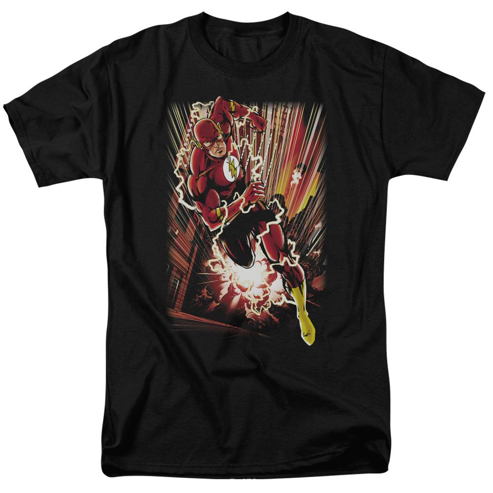 Justice League Street Speed Mens T Shirt Black