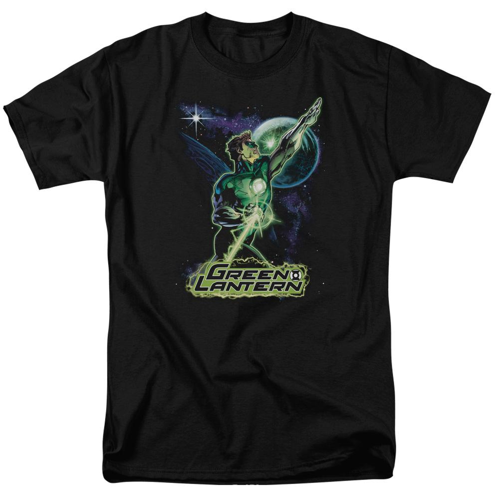 Justice League Hal Galaxy Mens T Shirt Black