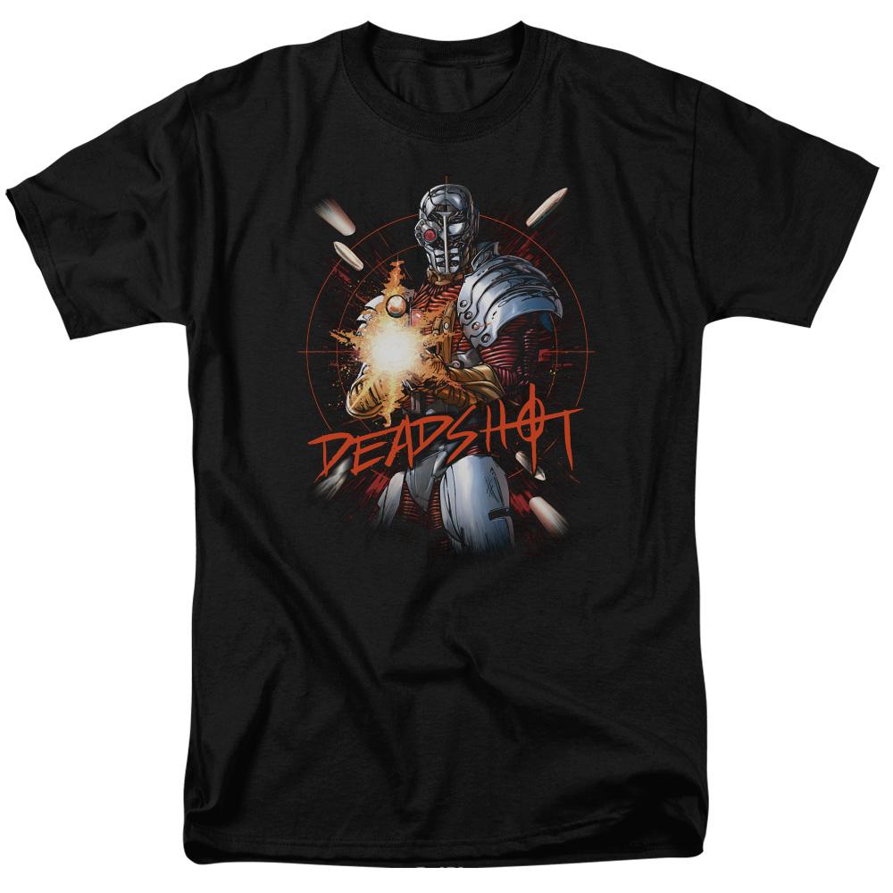 Justice League Deadshot Mens T Shirt Black