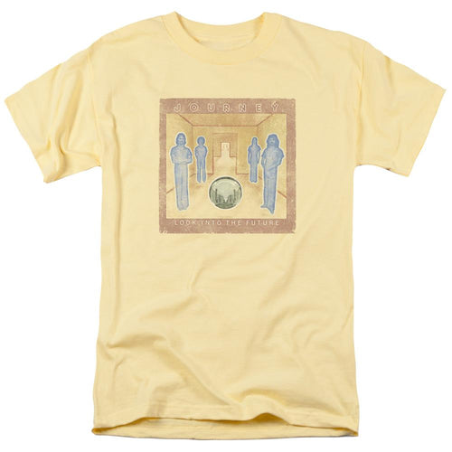 Journey Look Cover Mens T Shirt Yellow