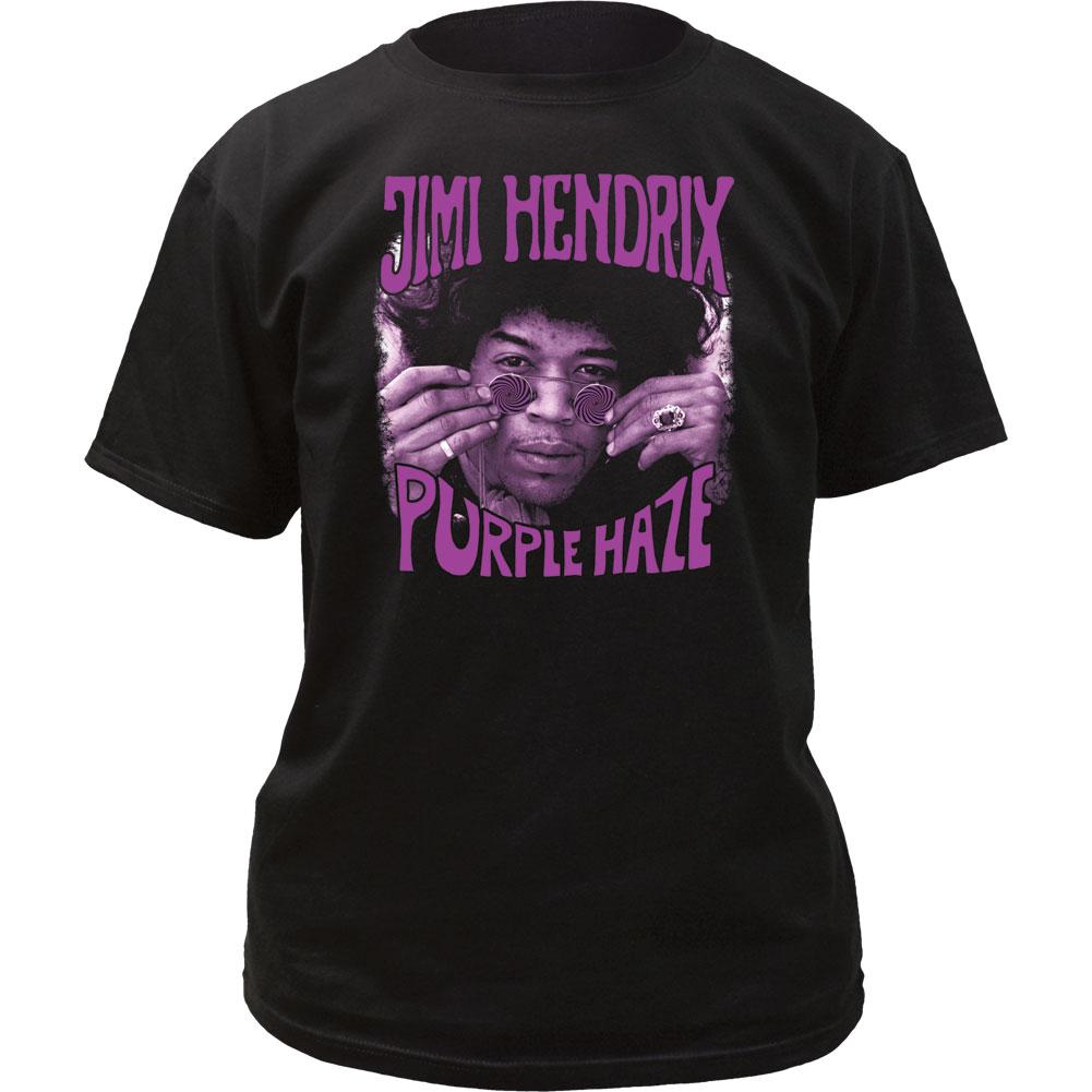 Jimi Hendrix Purple Haze Mens T Shirt Black