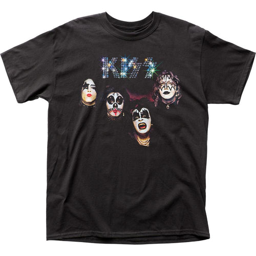 KISS Self-Titled Album Mens T Shirt Black