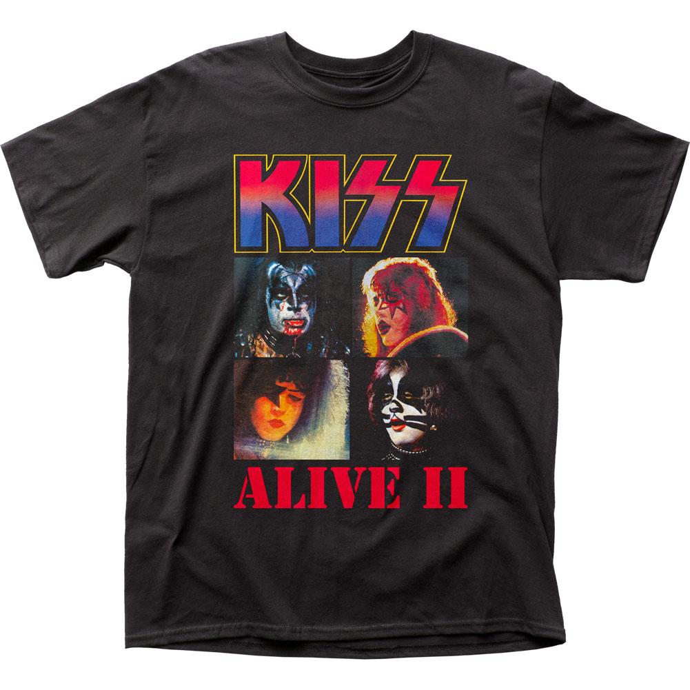 KISS Alive II Mens T Shirt Black