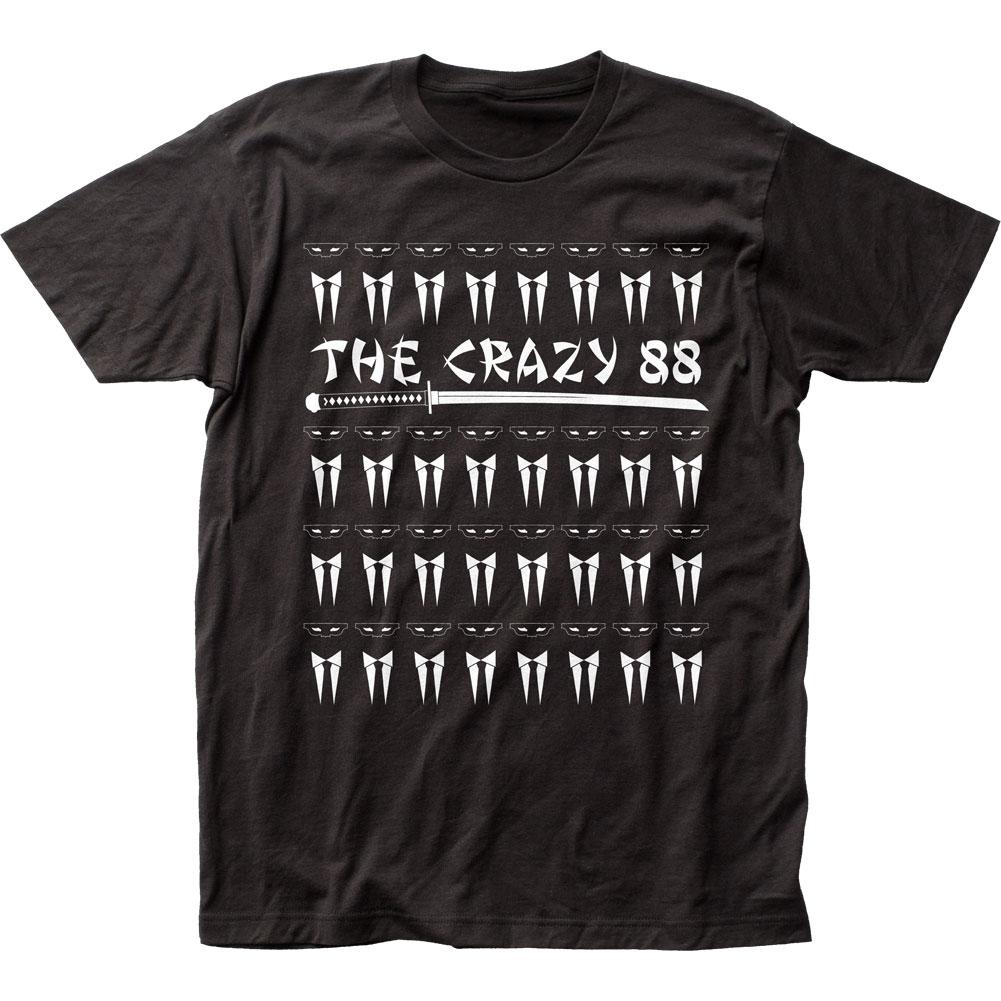 Kill Bill The Crazy 88 Mens T Shirt Black