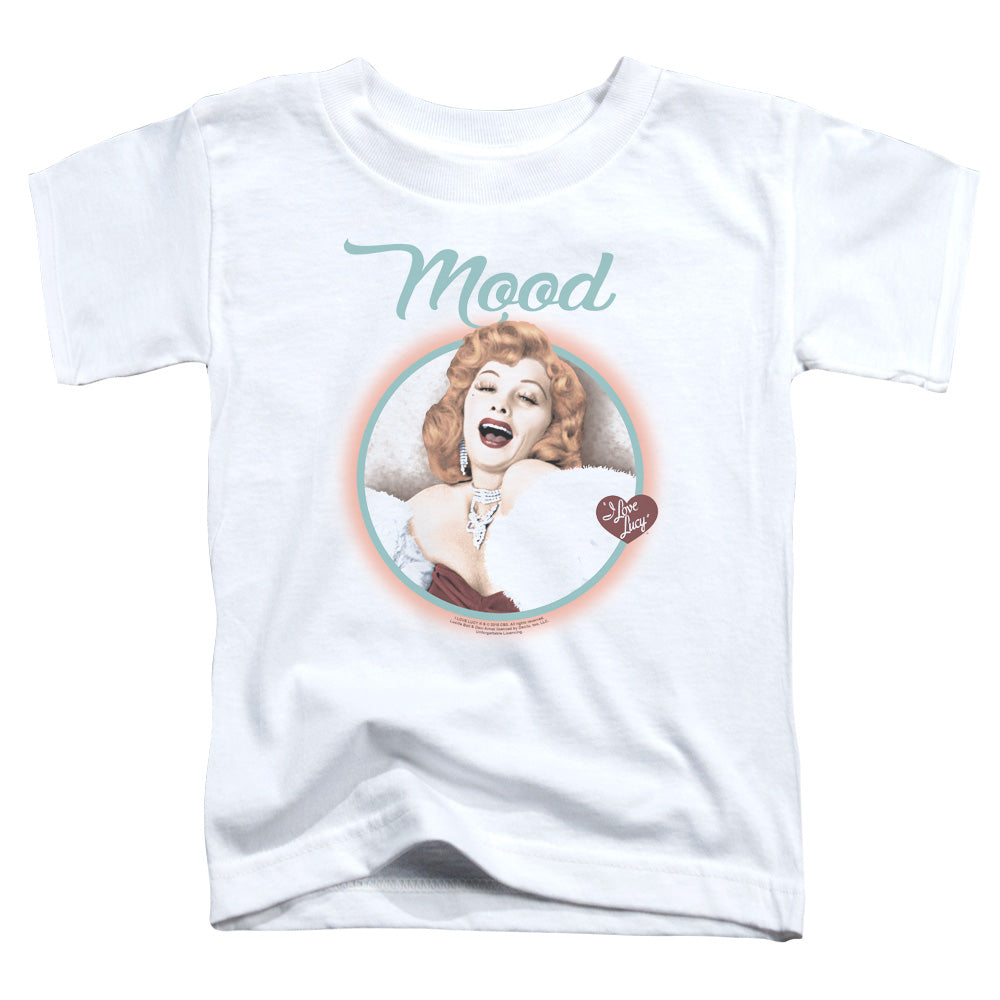 I Love Lucy Mood Toddler Kids Youth T Shirt White