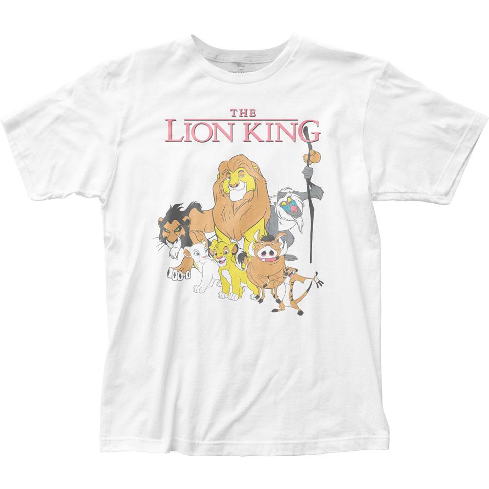 The Lion King Retro Collage Mens T Shirt White