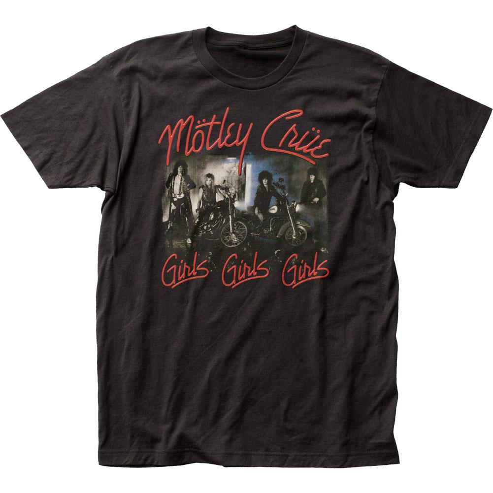 Motley Crue Girls Girls Girls Mens T Shirt Black