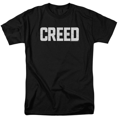 Creed Cracked Logo Mens T Shirt Black