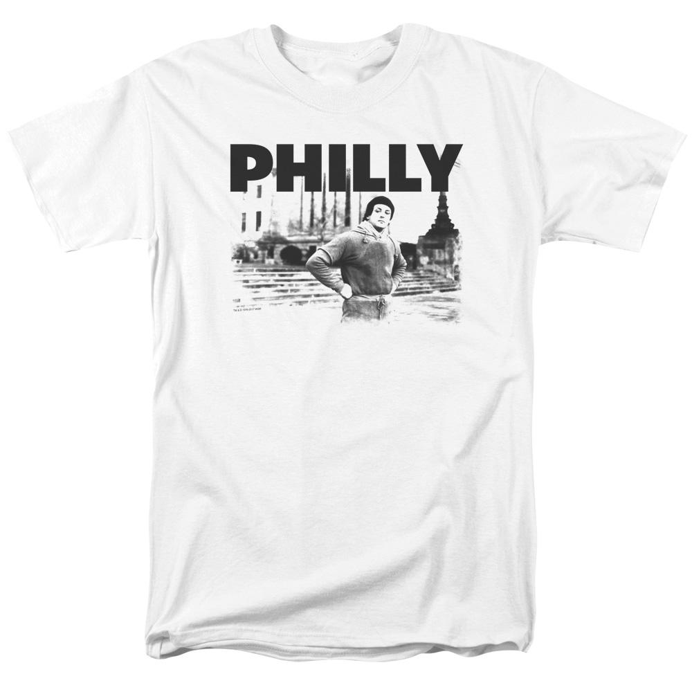 Rocky Philly Mens T Shirt White