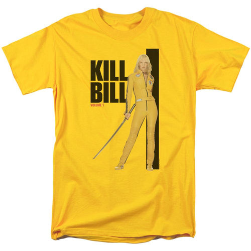 Kill Bill Yellow Suit Poster Mens T Shirt Yellow