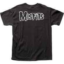 Load image into Gallery viewer, The Misfits Skull &amp; Logo Mens T Shirt Black
