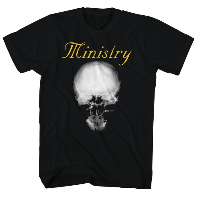 Ministry Mind Skull Mens T Shirt Black