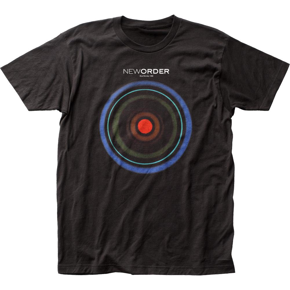 New Order Blue Monday Mens T Shirt Black