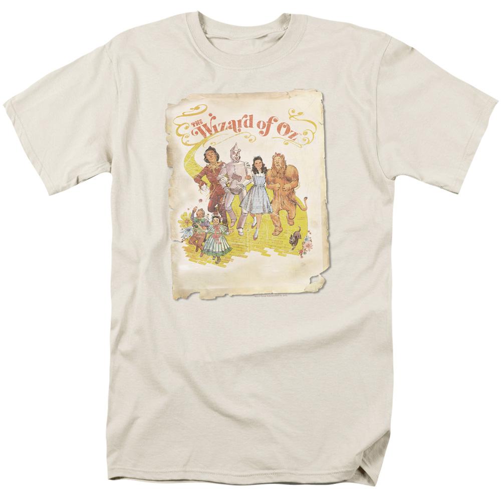 Wizard Of Oz Poster Mens T Shirt Cream