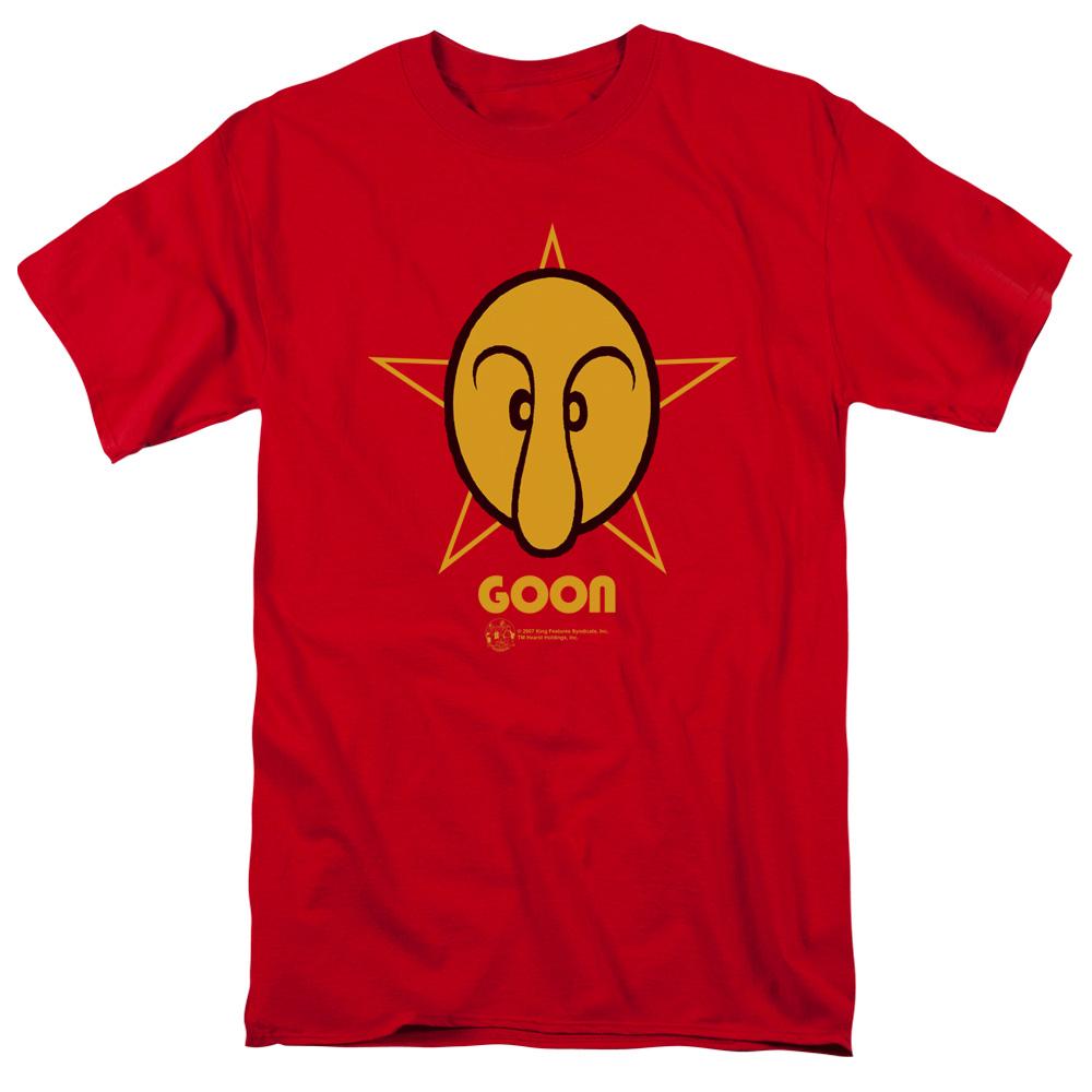 Popeye Goon Mens T Shirt Red