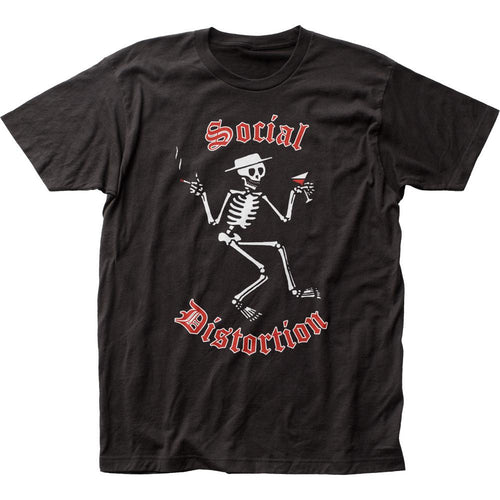 Social Distortion Skelly Logo Mens T Shirt Black