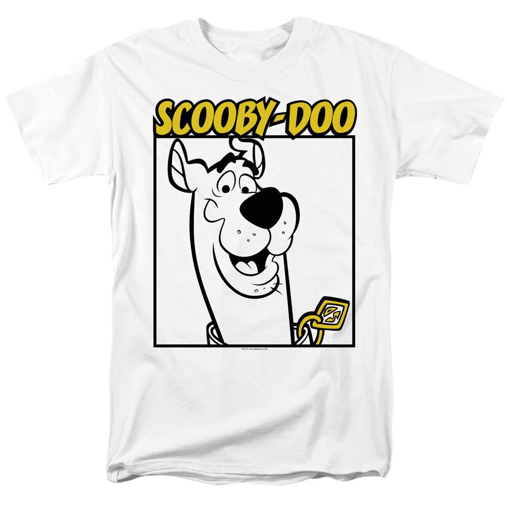 Scooby Doo Scooby Square Mens T Shirt White