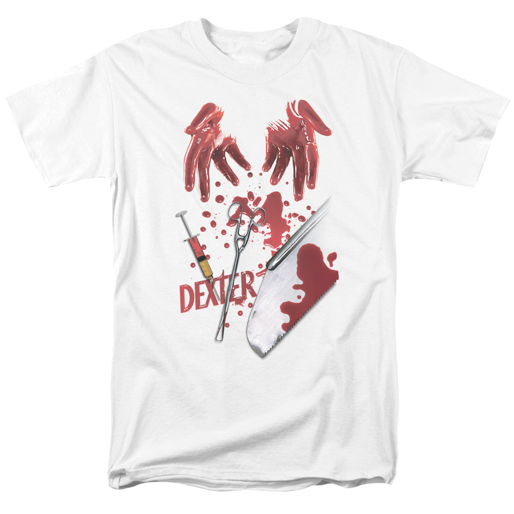 Dexter Tools Of The Trade Mens T Shirt White