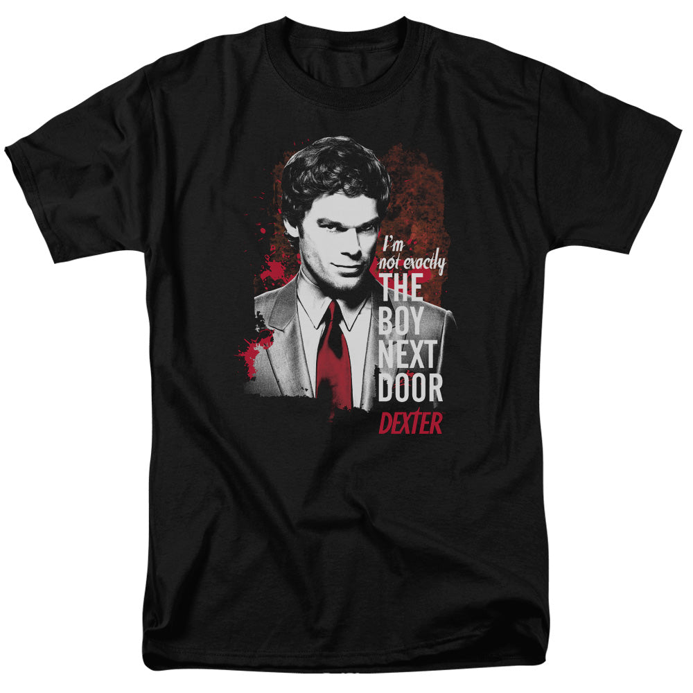 Dexter Boy Next Door Mens T Shirt Black