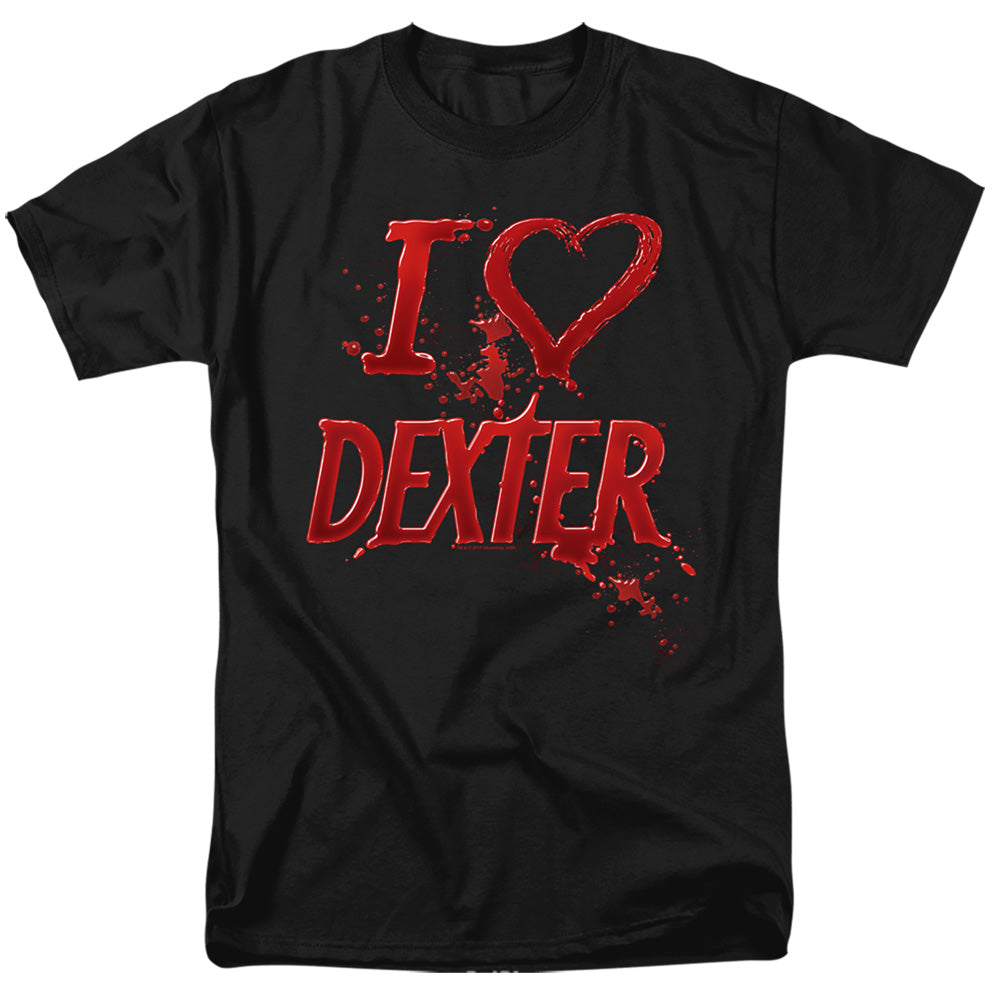 Dexter I Heart Dexter Mens T Shirt Black