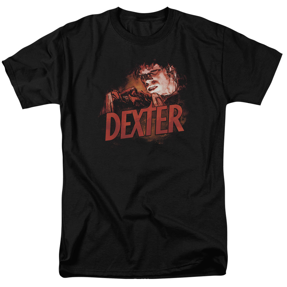 Dexter Drawing Mens T Shirt Black