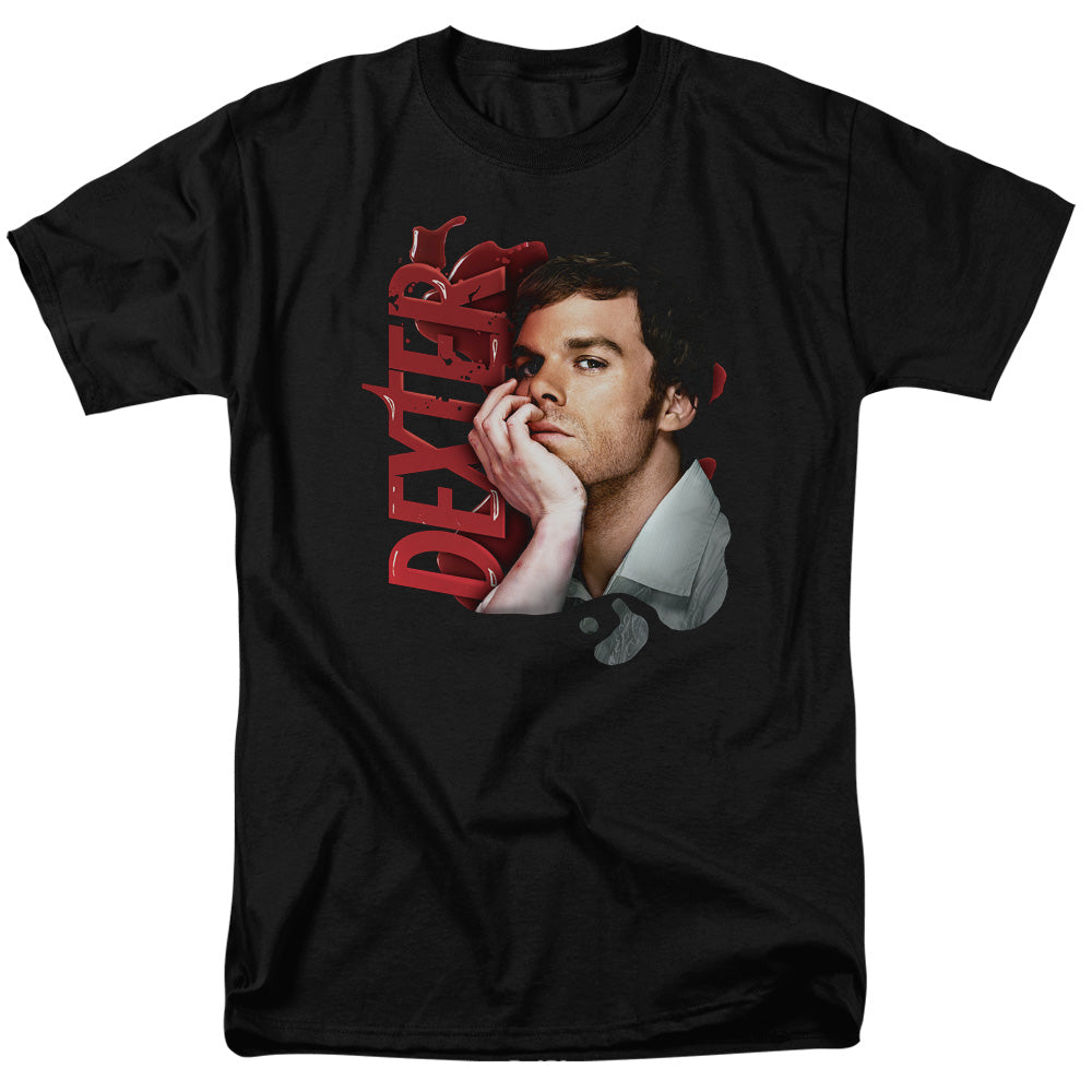 Dexter Layered Mens T Shirt Black