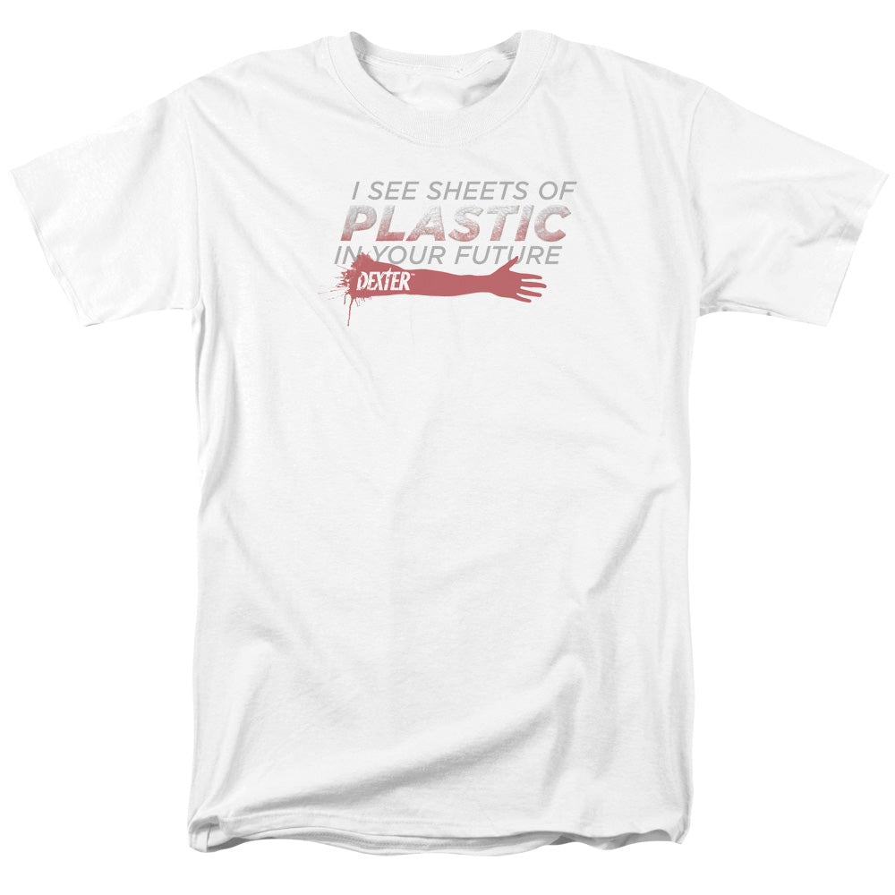 Dexter Plastic Prediction Mens T Shirt White