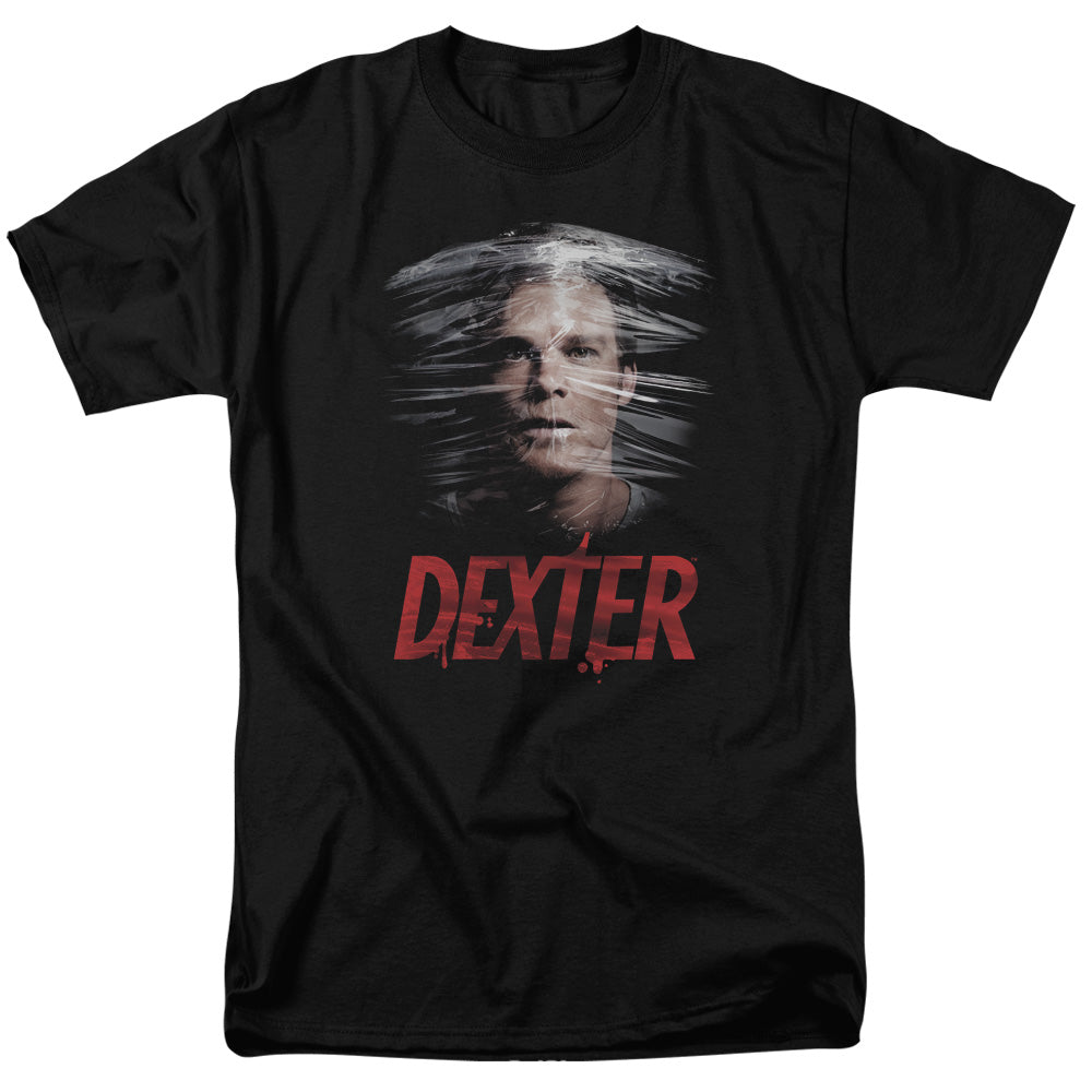 Dexter Plastic Wrap Mens T Shirt Black