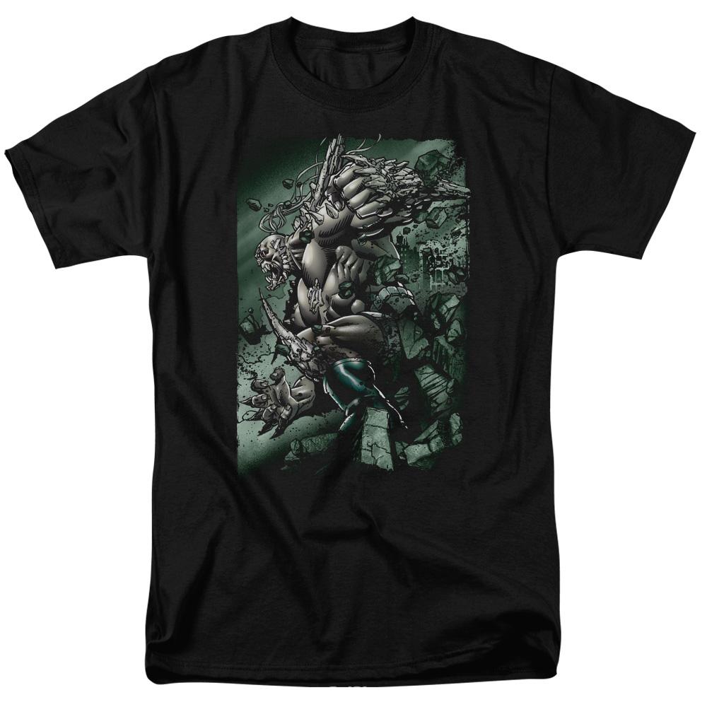 Superman Doomsday Destruction Mens T Shirt Black – Vintage Style T Shirts