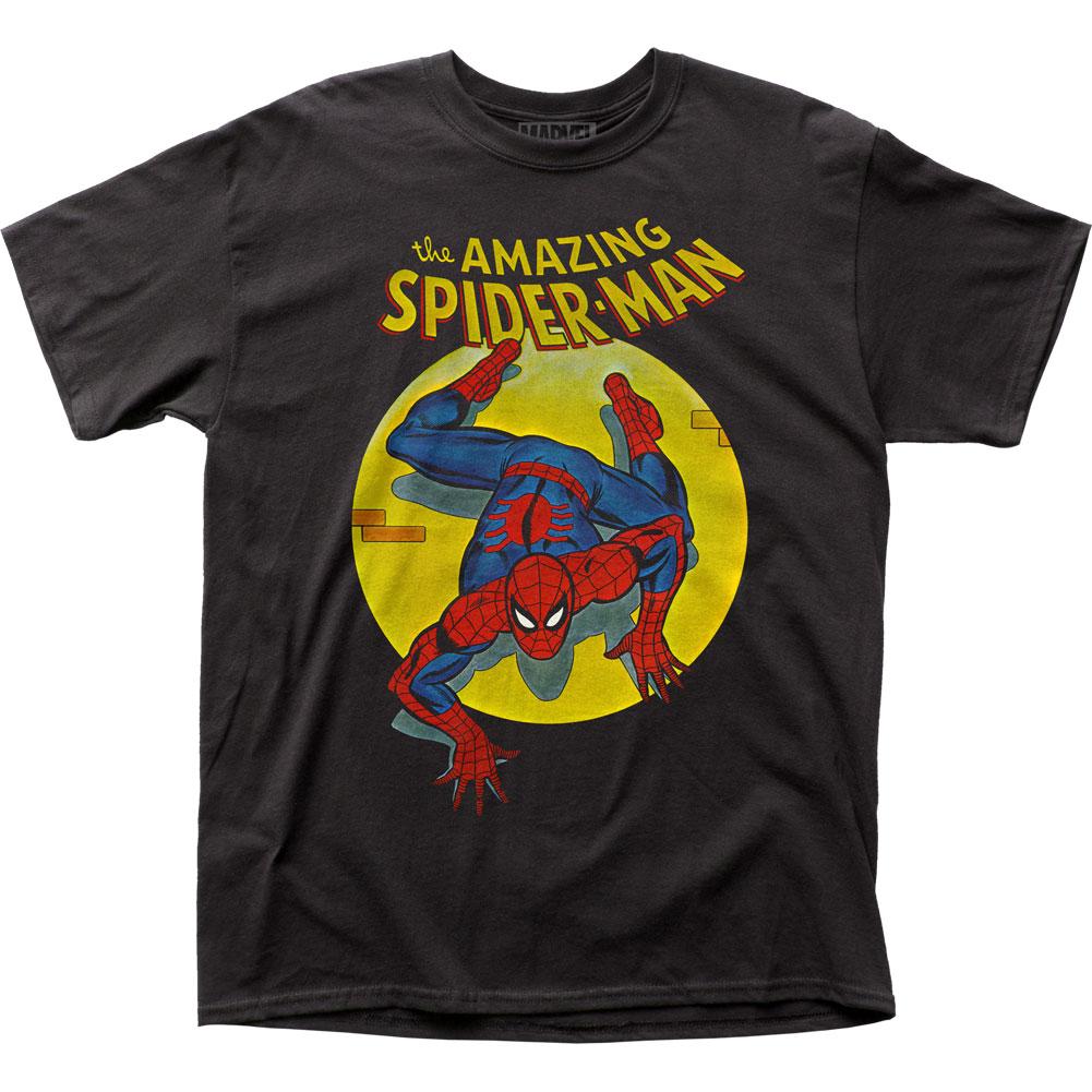 Spider-Man Spotlight Mens T Shirt Black