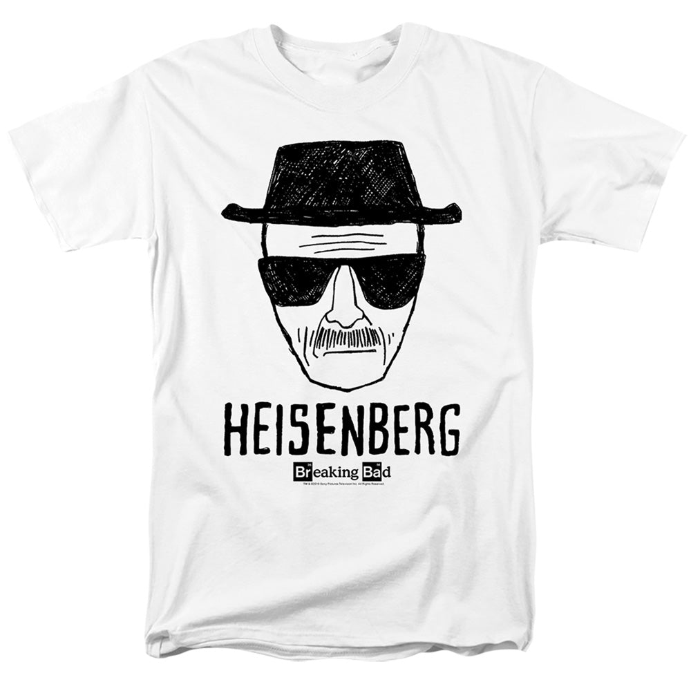 Breaking Bad Heisenberg Mens T Shirt White