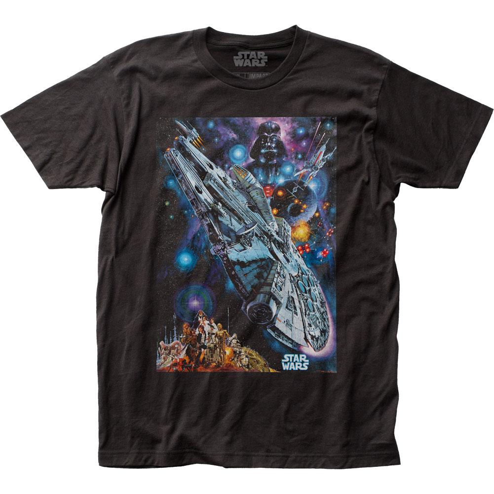 Star Wars 1978 Japanese Poster Mens T Shirt Black